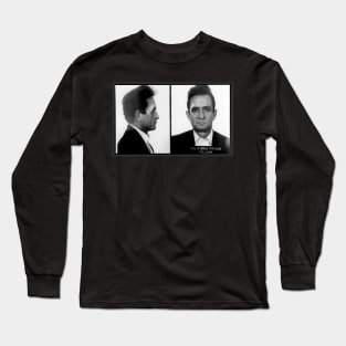 The Man In Black Mugshot Long Sleeve T-Shirt